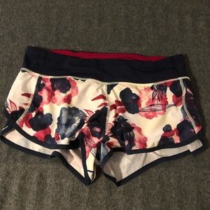 Lululemon Speed Short in RARE Inky Floral pattern
